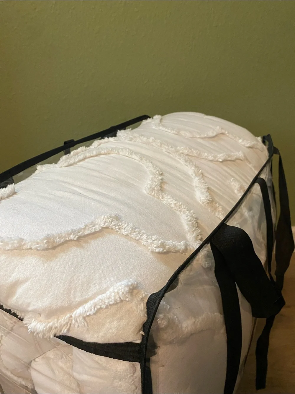 New White Comforter Rachel Zoe Set - 3 Pieces